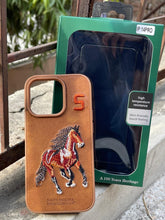 iPhone "14 Pro" Polo Embroidered Case - Brown