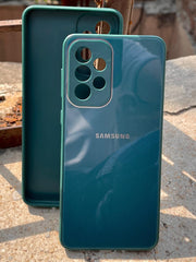 Samsung Galaxy "A33" Tempered Glass "Chrome" Case - Green