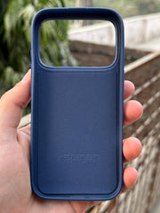 iPhone "17 Pro" Spigen Premium Woven Stitched Case - Blue
