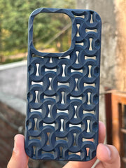 iPhone "16 Pro" Premium Silicone "Heat Dissipation" Case - Dark Blue