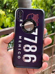 iPhone "X/XS" Silicone "Retro" Edition Case - Purple