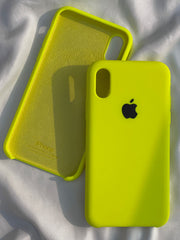 iPhone "X/XS" Silicone Case "Neon Green"