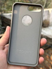 iPhone "7/8 Plus" Spigen Premium Woven Stitched Case - Gray