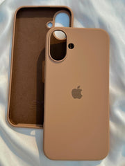 iPhone "16 Plus" Silicone Case "Gold"