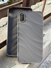 iPhone “XS Max” Premium Silicone “Wavy” Case - Gray