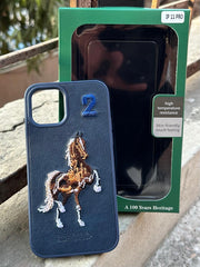 iPhone "11 Pro" Polo Embroidered Case - Blue