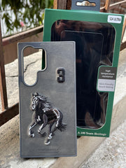 Samsung Galaxy "S24 ULTRA" Polo Embroidered Case - Dark Gray