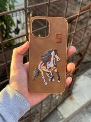 iPhone "13 Pro Max" Polo Classic Case - Brown