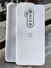 OnePlus "7 Pro/ 7T Pro/ 7T Pro McLaren" Tempered Glass "Chrome" Case - White