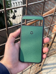 Google Pixel "8A" Premium Leather Texture Case - Green
