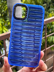 iPhone "11" Translucent Jump Style Silicone Case - Navy Blue