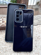 Oppo "A16" Tempered Glass "Chrome" Case - Black