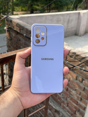 Samsung Galaxy "A72" Tempered Glass "Chrome" Case - Purple