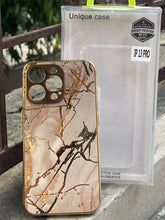 iPhone "13 Pro" Marble Textured Case - Gold