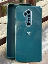 OnePlus "7 Pro/ 7T Pro/ 7T Pro McLaren" Tempered Glass "Chrome" Case - Green