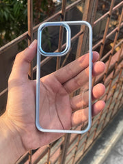 iPhone "13 Pro" Q-Series Premium Transparent "Ultra Hybrid" Case - Sierra Blue
