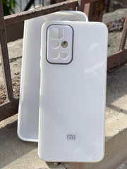 Xiaomi "Redmi 10" Tempered Glass "Chrome" Case - White