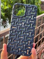 iPhone "12 Pro Max" Premium Silicone "Heat Dissipation" Case - Dark Blue