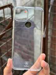 Google Pixel "5 XL" Transparent Silicone Case "Baseus"