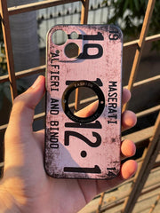 iPhone "13" Silicone "Retro" Edition Case - Light Purple