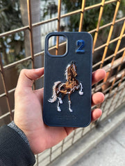 iPhone "11 Pro" Polo Embroidered Case - Blue