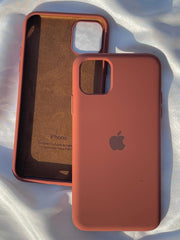 iPhone "11 Pro Max" Silicone Case "Chocolate Brown"