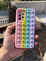 Samsung Galaxy "A52/A52s" Fidget Stress Release Pop-Up Case - Pink & Purple