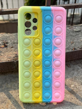 Samsung Galaxy "A72 Fidget Stress Release Pop-Up Case - Green & Pink