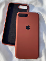 iPhone "7/8 Plus" Silicone Case "Chocolate Brown"