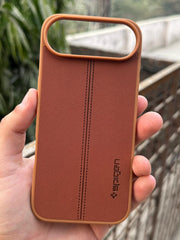 iPhone "Air" Spigen Premium Woven Stitched Case - Brown