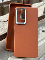 Samsung Galaxy "A52/A52S" Leather Textured Case - Brown