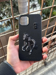 iPhone "11 Pro Max" Polo Embroidered Case - Black