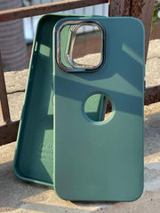 iPhone "14 Pro Max" Premium Ring Silicone Case - Green