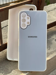 Samsung Galaxy "A13" Tempered Glass "Chrome" Case - Gray