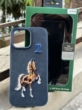iPhone "16 Pro Max" Polo Embroidered Case - Blue