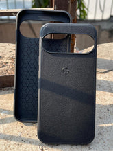 Google Pixel "9" Premium Leather Texture Case - Black