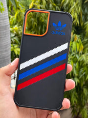 iPhone "12 Pro Max" Premium High-Grade Silicone "Adidas" Edition Case