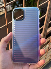 iPhone "11 Pro Max" Rainbow Translucent Case - Blue