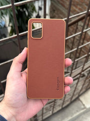Samsung Galaxy "A51" Spigen Rugged Texture Case - Brown