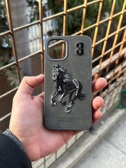 iPhone "11 Pro" Polo Embroidered Case - Dark Gray