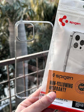 iPhone "12/12 Pro" Premium Spigen Transparent Case "ANTI-YELLOWING"