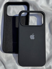 iPhone "17 Pro Max" Silicone Case "Black"