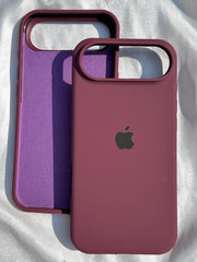 iPhone "AIR" Silicone Case "Plum"