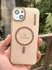 iPhone "15 Plus" Premium Spigen SYNDEE "MagSafe" Case - Gold