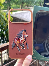 iPhone "17 Pro Max" Polo Embroidered Case - Brown