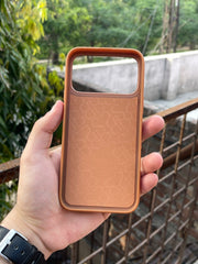 iPhone "17 Pro Max" Polo Embroidered Case - Brown
