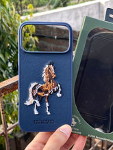 iPhone "17 Pro Max" Polo Embroidered Case - Blue
