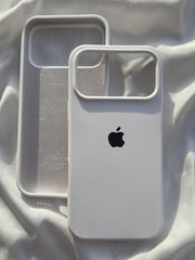 iPhone "17 Pro Max" Silicone Case "Pearl White"