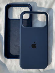 iPhone "17 Pro Max" Silicone Case "Dark Blue"