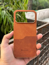 iPhone "18 Pro Max" Puloka Two-Tone Premium "Leather" Case - Brown